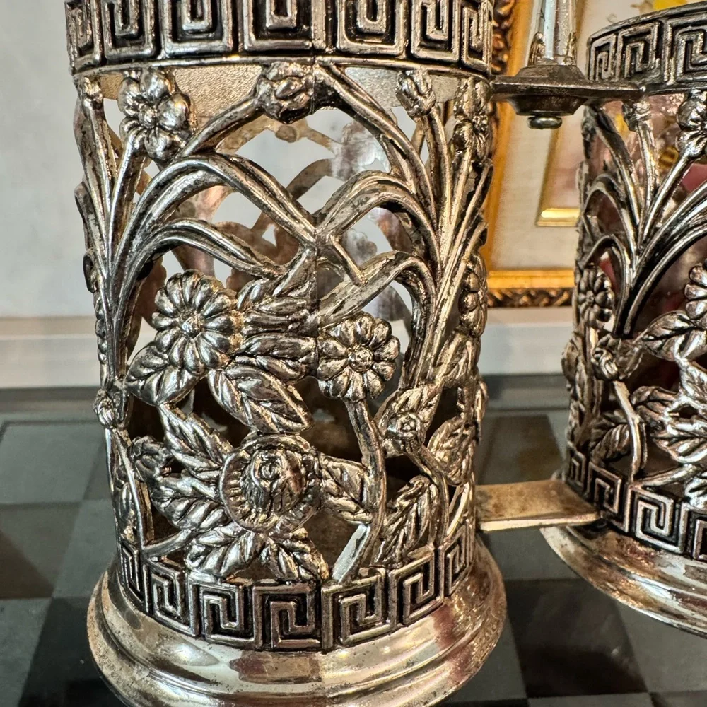 Soviet metal cutlery holder - Picture 2 of 6